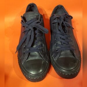 Dark BlueLeather Converse